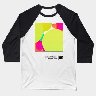 Animal Collective / Minimal Graphic Design Tribute Baseball T-Shirt